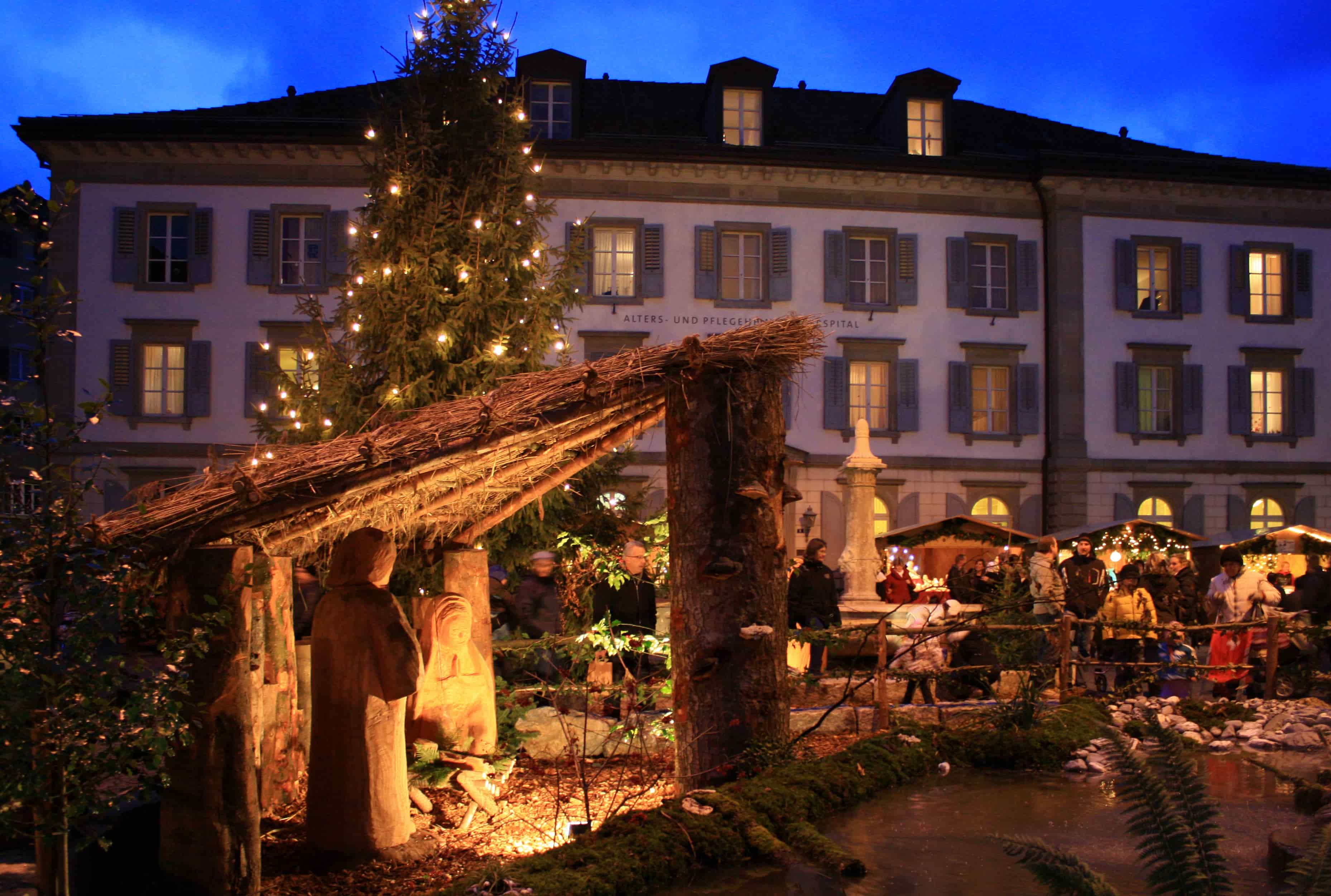 Christmas market in Switzerland