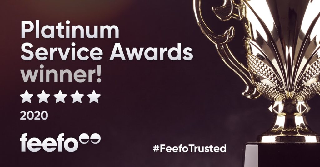 Platinum Feefo Service Award Winner Banner